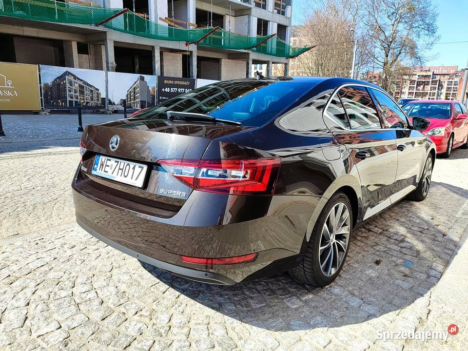 Skoda Superb 20 TDI LK DSG serwis ASO czujnik zmierzchu Białystok