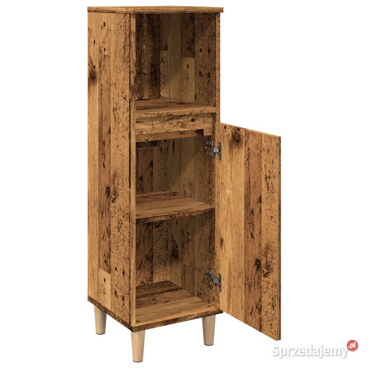 Szafka łazienkowa stare drewno 30x30x100 Pozostałe Warszawa