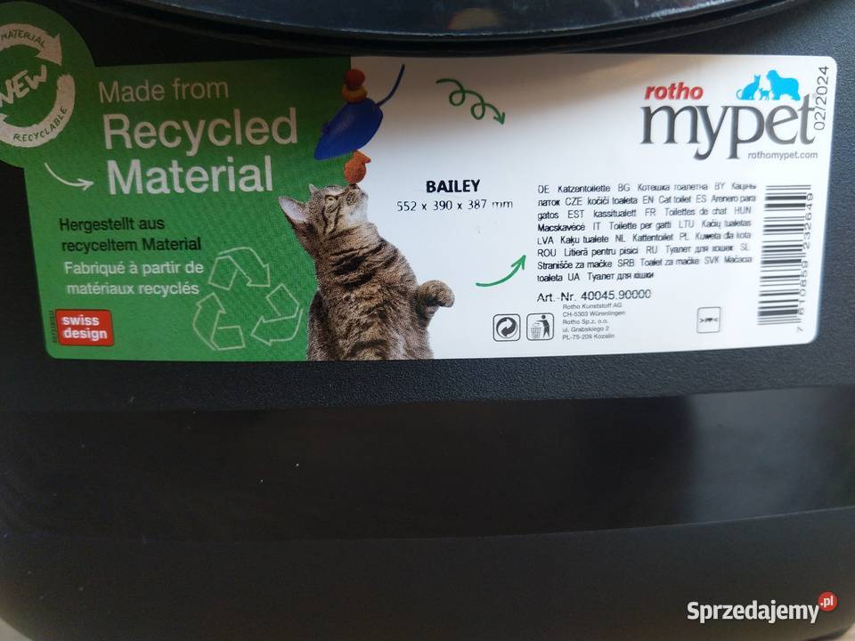 NAJTANIEJ Duża Kuweta Kota z Filtrem Węglowym Zabrze