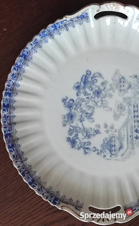CHINA BLAU duża patera z uchwytami 265 x 35 Pabianice