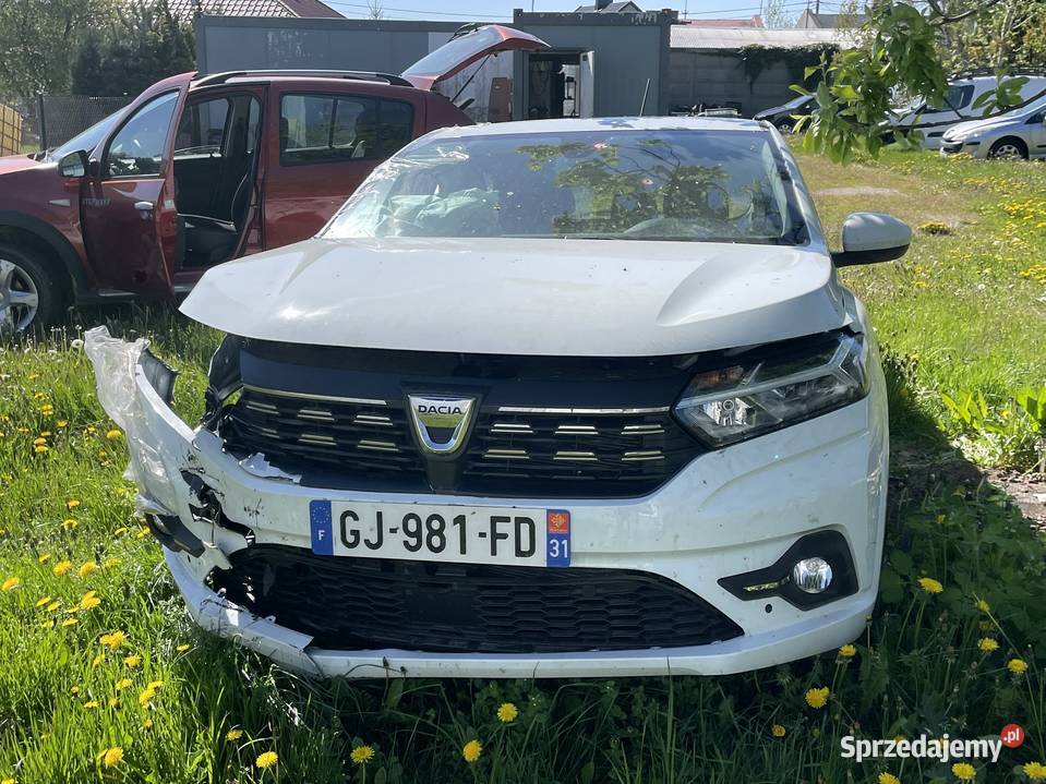Dacia sandero III 10tce rozbita opłatach Chodecz