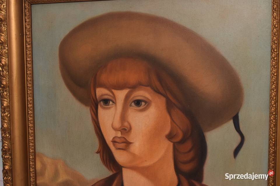 T De Łempicka Nauczycielka w Kapeluszu Stary Kraków
