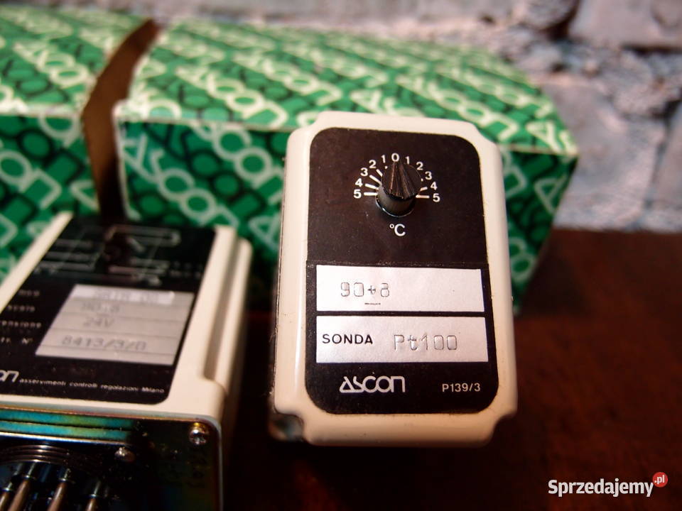 sondy Pt100 ASCON typ SRTR 24V wtyk 8pin Łódź