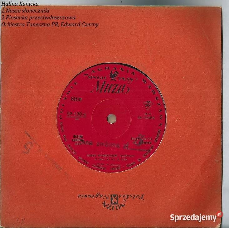 Płyta winylowa Halina Kunicka łódzkie Łódź