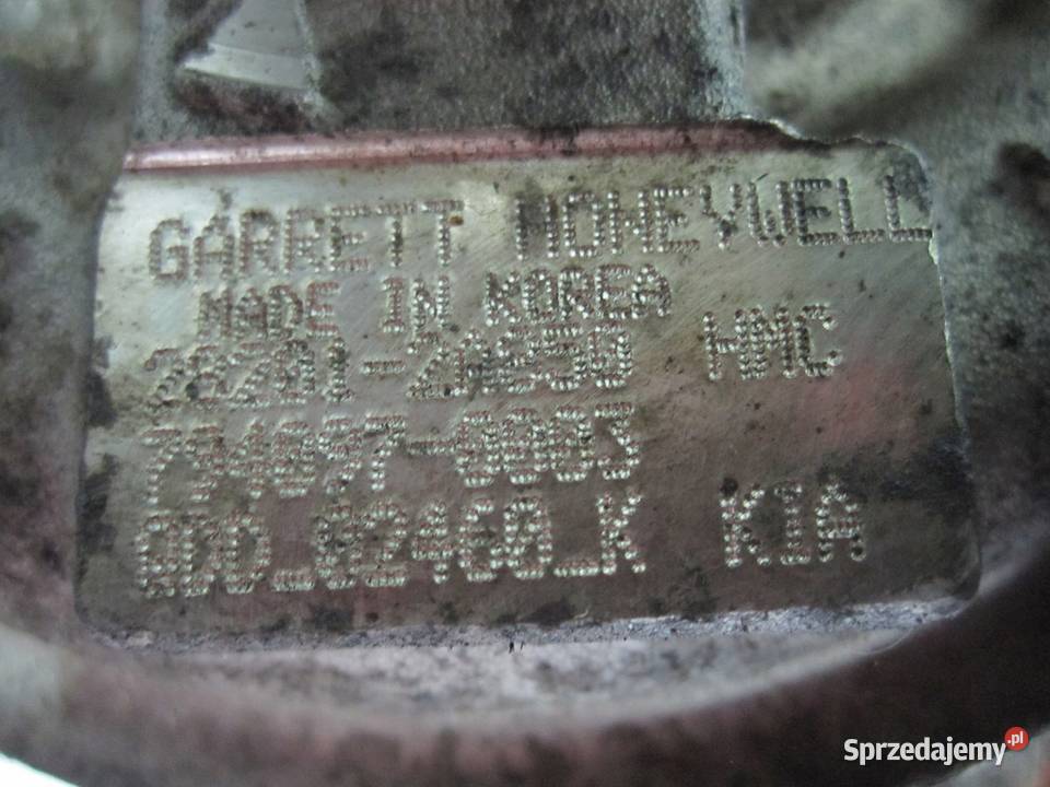 HYUNDAI KIA 17 CRDI 116 turbosprężarka osobowe świętokrzyskie