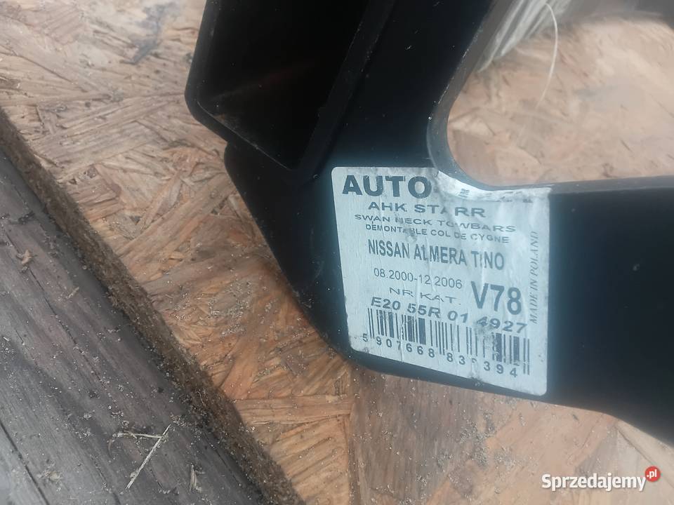 Hak Nissan Almera 2002 Holowanie