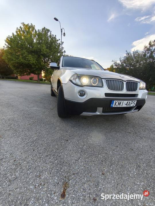 BMW X3 E83 xdrive panorama skóry nawigacja Rok produkcji 2009 Miechów
