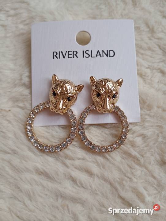 RIVER ISLAND Bogato zdobione kolczyki tygrysy