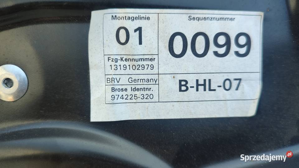 3VW PASSAT B7 1015 MECHANIZM PODNOŚNIK SZYBY świętokrzyskie Włoszczowa