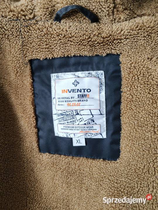Kurtka zimowa ocieplana invento