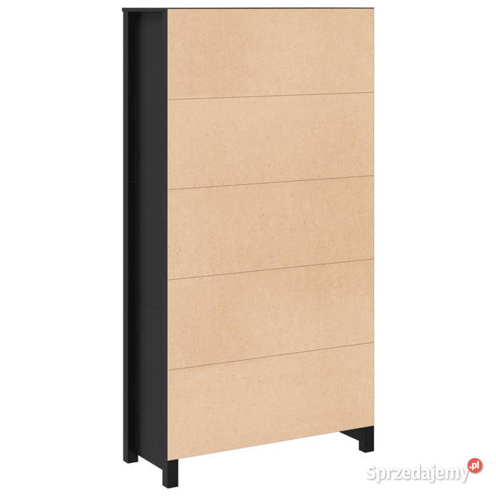 Szafka czarna 80x35x154 lite drewno sosnowe mazowieckie