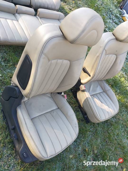 Peugeot 407 wnętrze komplet bananowe skóry Rok produkcji 2006 Zwoleń sprzedam