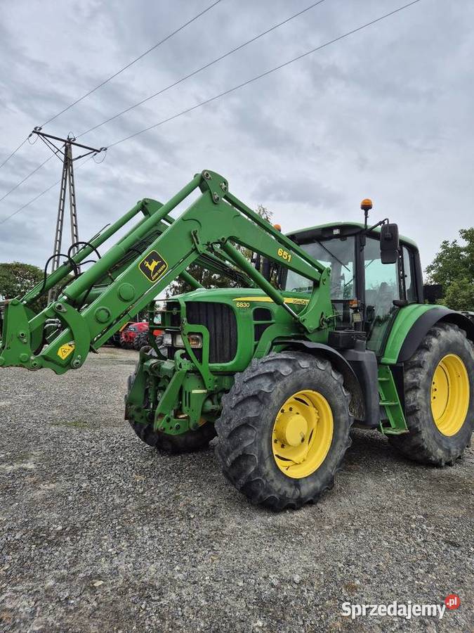 John DEERE 6830 Ładowacz TUZ WOM Turobin