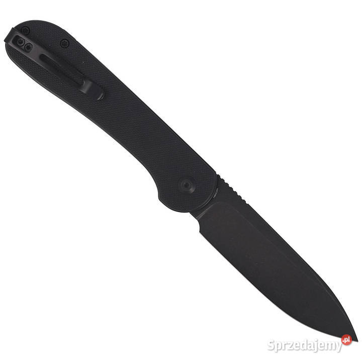 Nóż składany CIVIVI Button Lock Elementum Black Sport i Wypoczynek