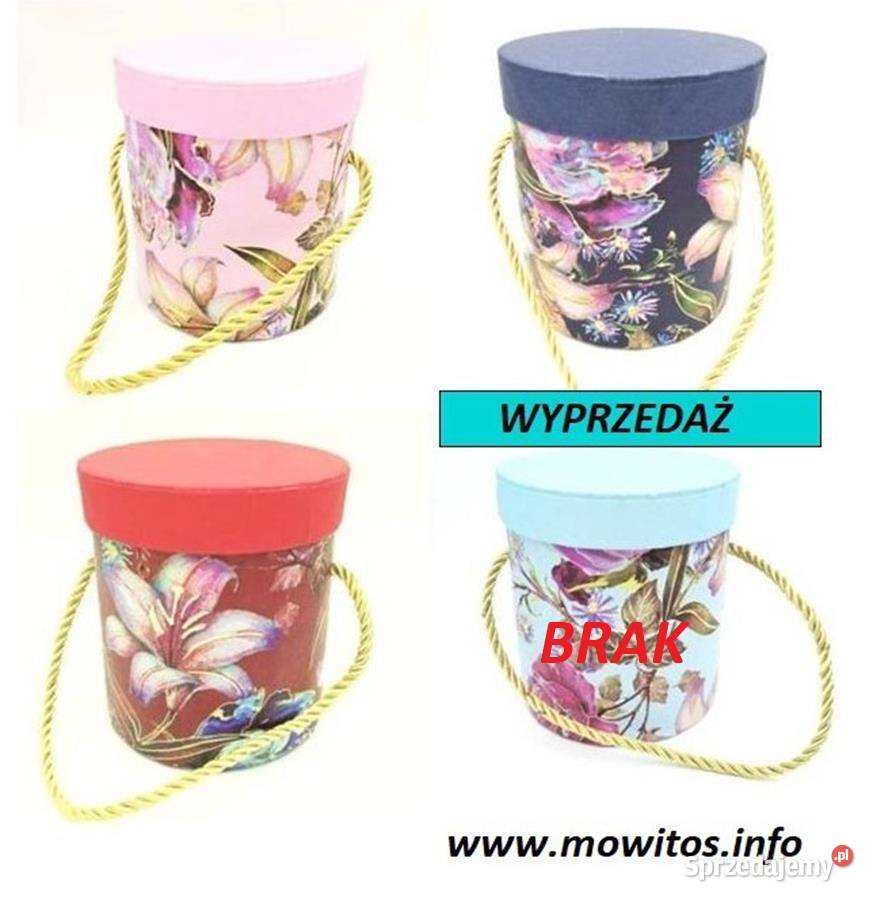 WYPRZEDAŻ Pudełko kartonowe FLOWER BOX mix wielkopolskie Poznań