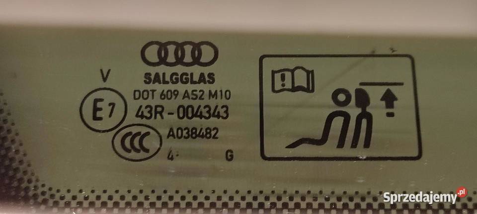 AUDI A6 C7 AVANT SZYBA KAROSERYJNA LEWY TYŁ