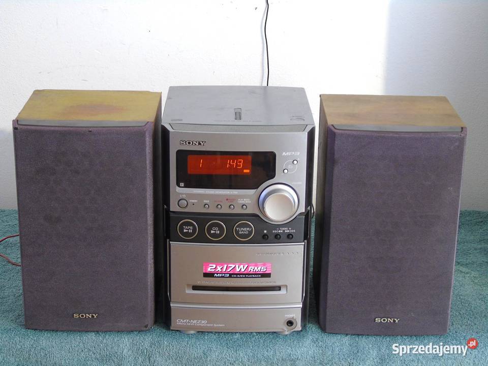 Wieża Sony z kol Radio CD AUX mag DOSTAWA Jasło