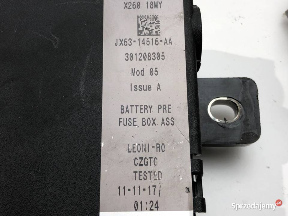 KLEMA PLUSOWA JAGUAR XE EX5314A076FA 20 180 sprzedam