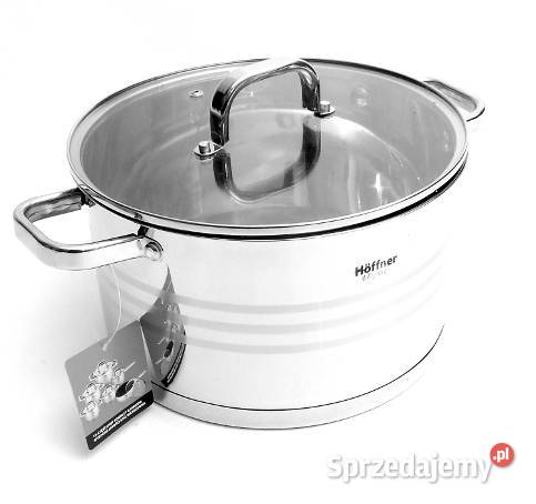 Garnki ze stali Hoffner 10 el grubsze Łódź