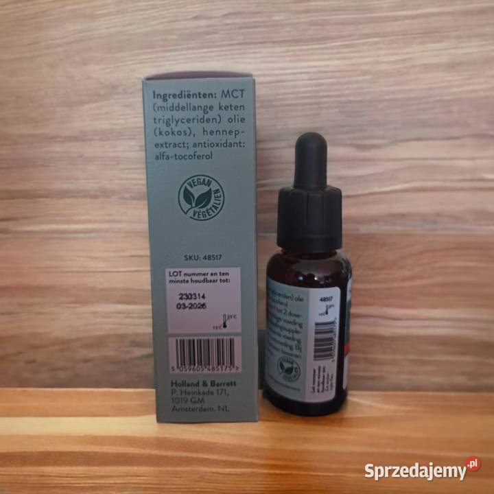 Holland Barrett Olejek CBD 10 30 ml Oryginalny Łódź