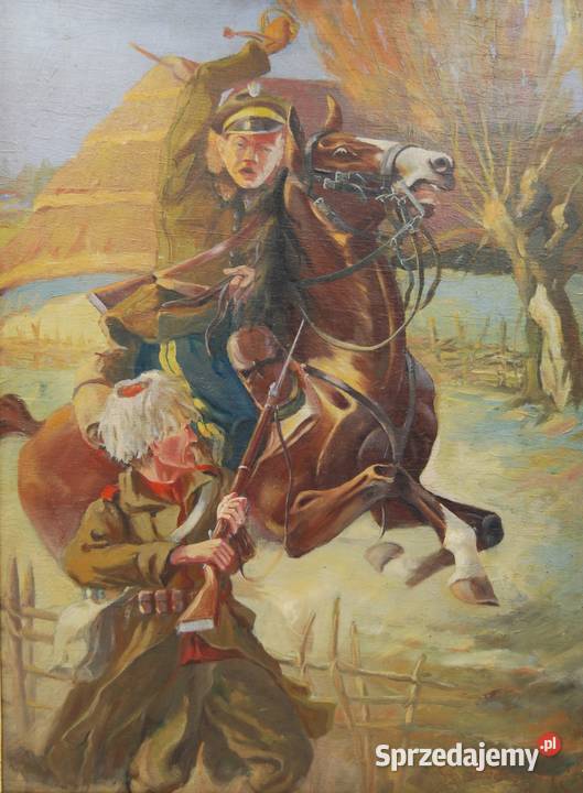 Obraz Bij bolszewika Wacław Hładuński 18991962 Malarstwo