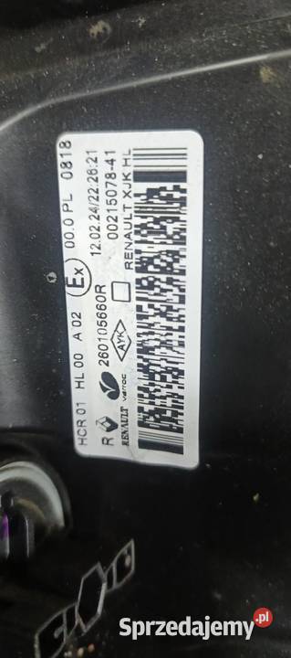 Lampa Renault Express Kangoo III prawa Brześć Kujawski