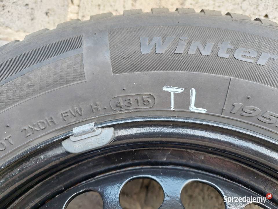 Koła VW R15 z oponami zimowymi 19565 Hankook Sokolniki