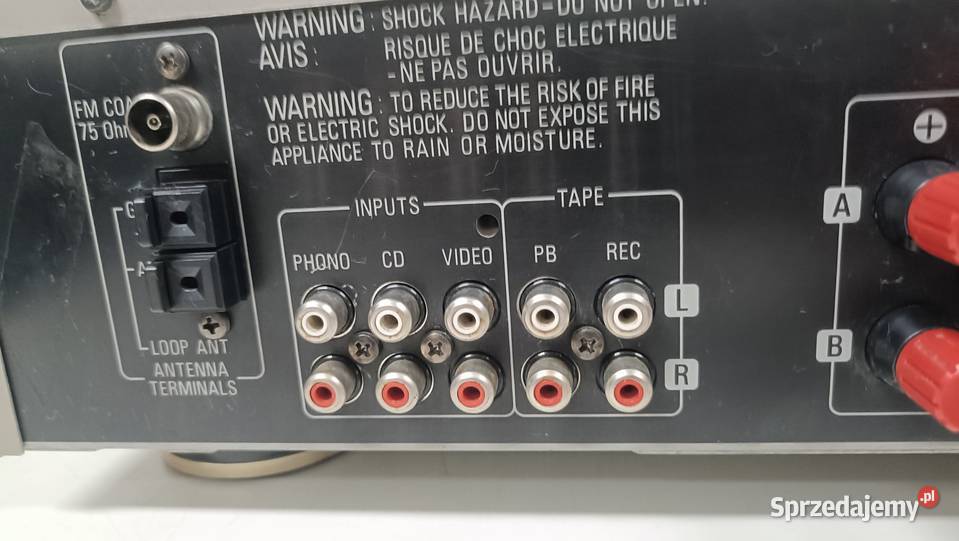 DENON DRA385RD tuner trochę charczy i Poznań