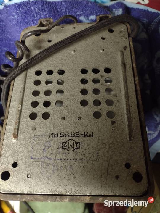 SPRAWNY Telefon ebonitowy TELOS kręcony na Krotoszyn