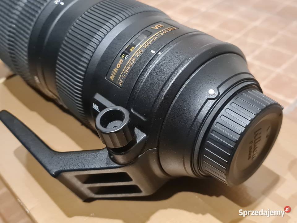 Obiektyw nikon Nikkor 200500mm f56 E AFS ED VR Katowice sprzedam