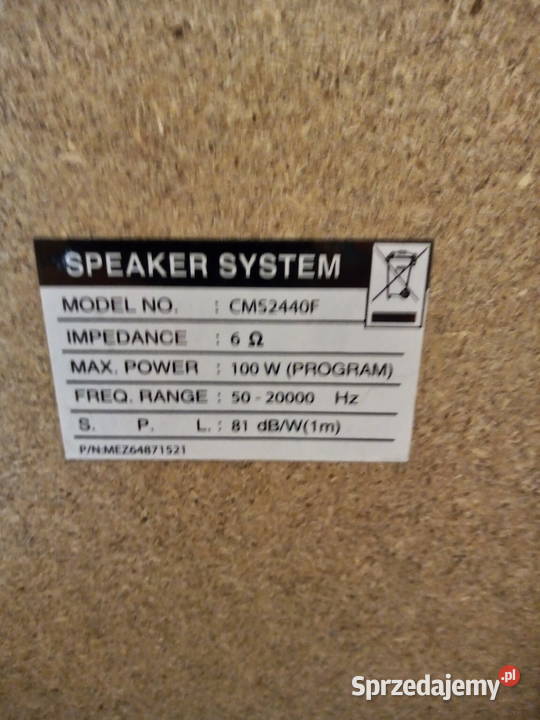 używana wieza HIFI LG 40 W wieza domowa stan 1 Radom