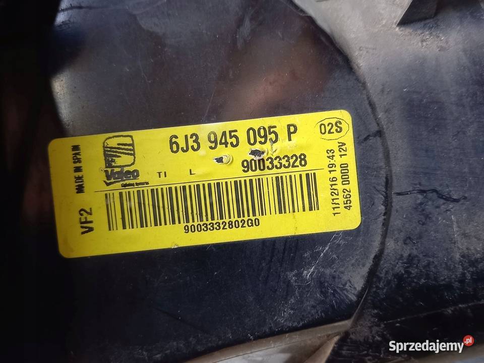 SEAT IBIZA IV LIFT 14r lampa lewa tył 6J3945095P