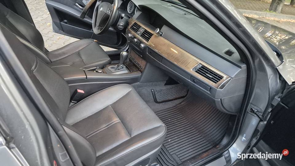 BMW E60 525D SUPER STAN FULL ORYGINALNY NISKI kurtyny powietrzne