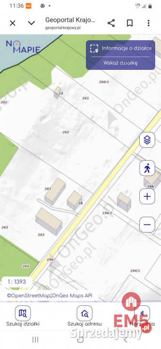 sprzedaży gruntu 3128m2 Błaskowizna 3128m2
