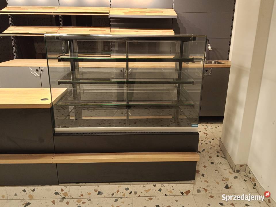 Witryna cukiernicza neutralna chłodnicza lada Sklep