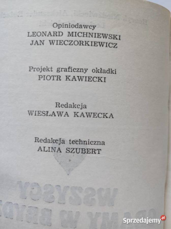 Wszyscy gramy w brydża Niedźwiecki Różecki świętokrzyskie Kielce sprzedam