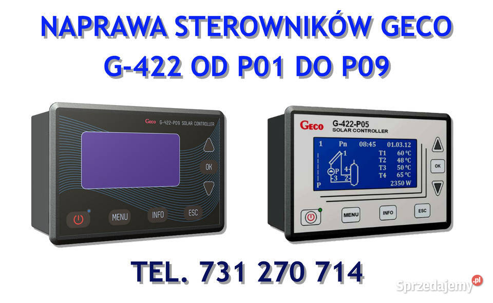 Naprawa sterowników GECO Hewalex