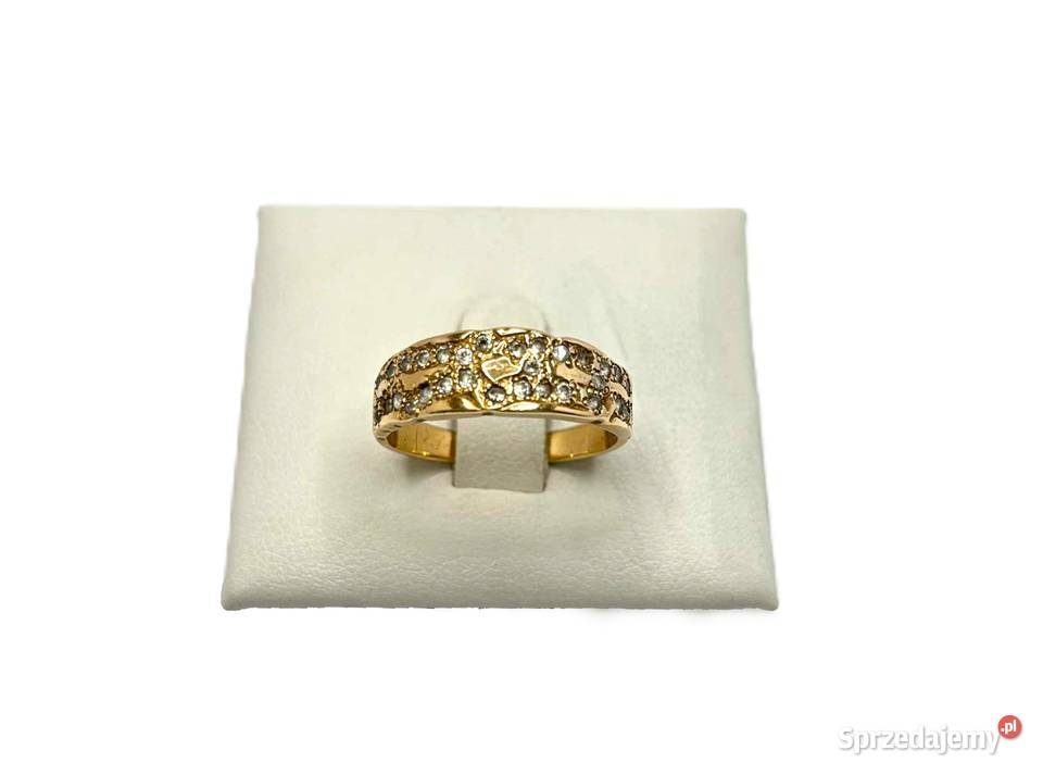 Złoty Pierścionek pr 585 34g R15 złoto Elbląg sprzedam