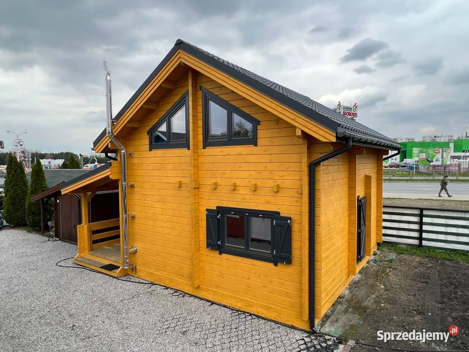 Dom drewniany z balika Gracja Deluxe 80m2 Nowe Miasto nad Pilicą