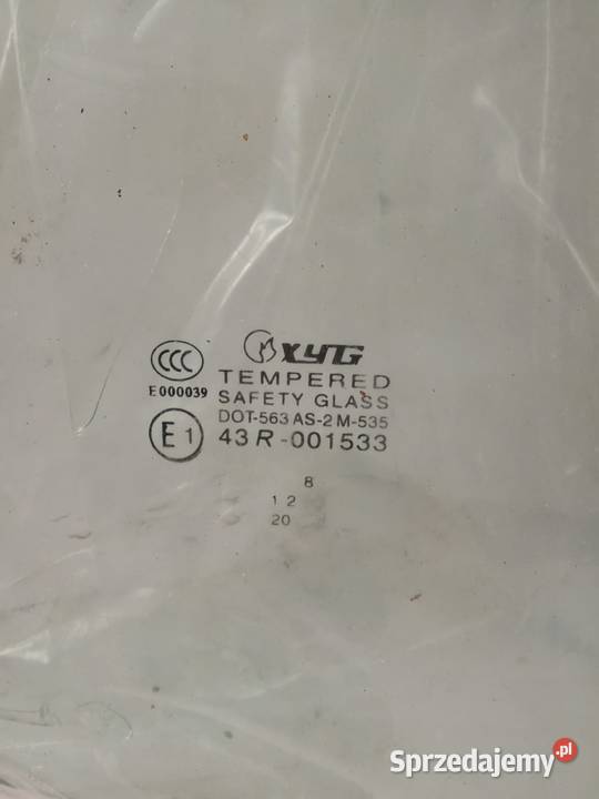 Szyba Boczna Prawa Tylna Opuszczana Fiat Stilo Bralin