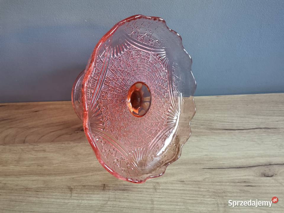 Stara duża nieużywana patera owocarka Girlandy