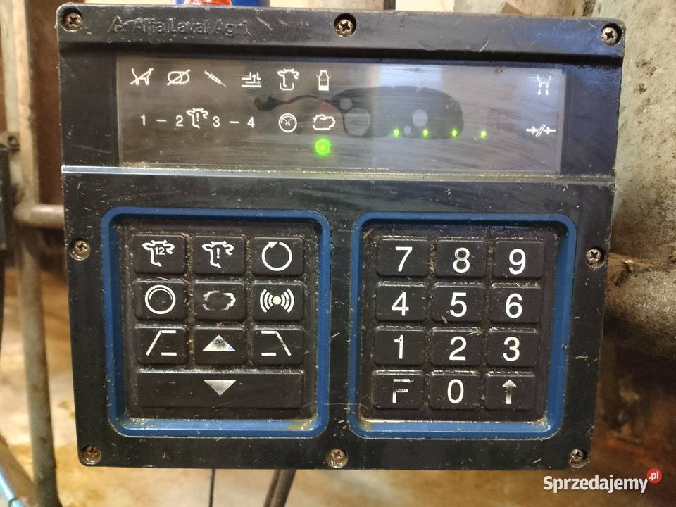 Hala udojowa de laval rybia ość 2x7 stacja Hodowla i gospodarstwo