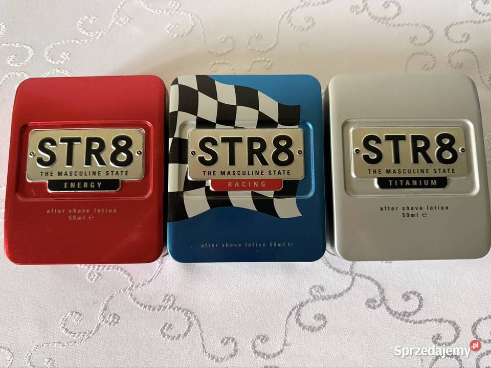 Puszki metalowe STR8 retro vintage zestaw 3 Pozostałe Czerwionka-Leszczyny