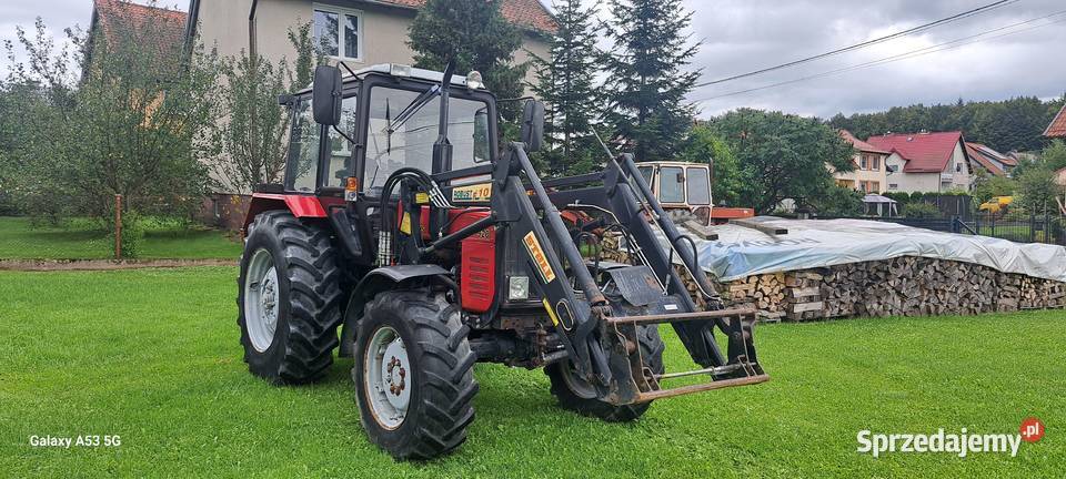 Belarus 920 z Ładowaczem Stoll z Niemiec Pasłęk