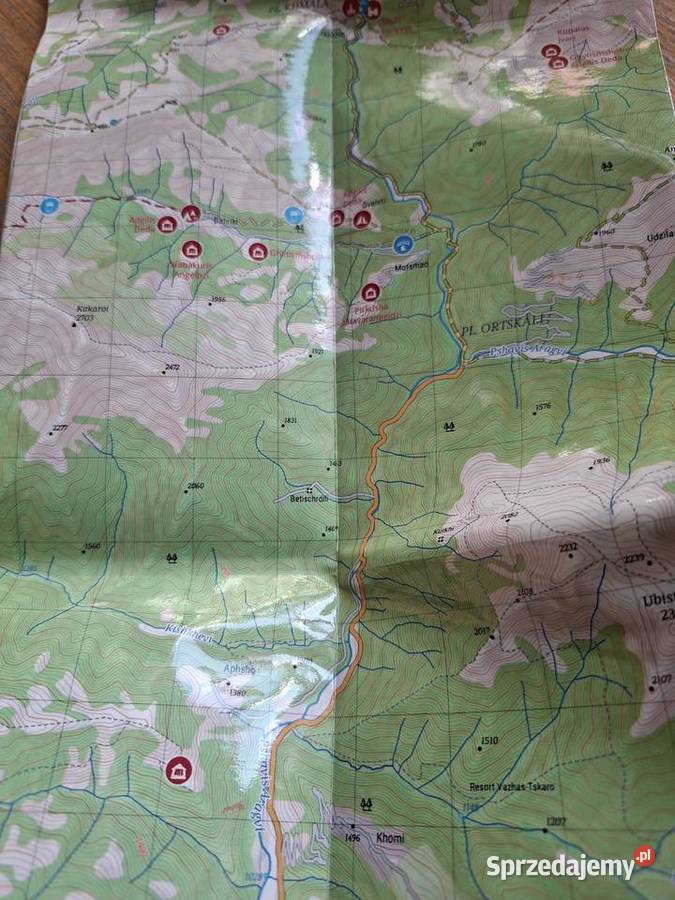 GruzjaTrekking Maps 15000 Barisakho Roshka Juta miękka sprzedam