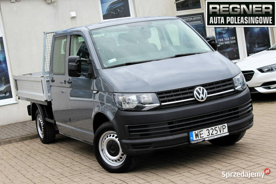 Volkswagen Transporter SalonPL FV23% ASO Mały Przebieg Doka Skrzynia 2.0TS…