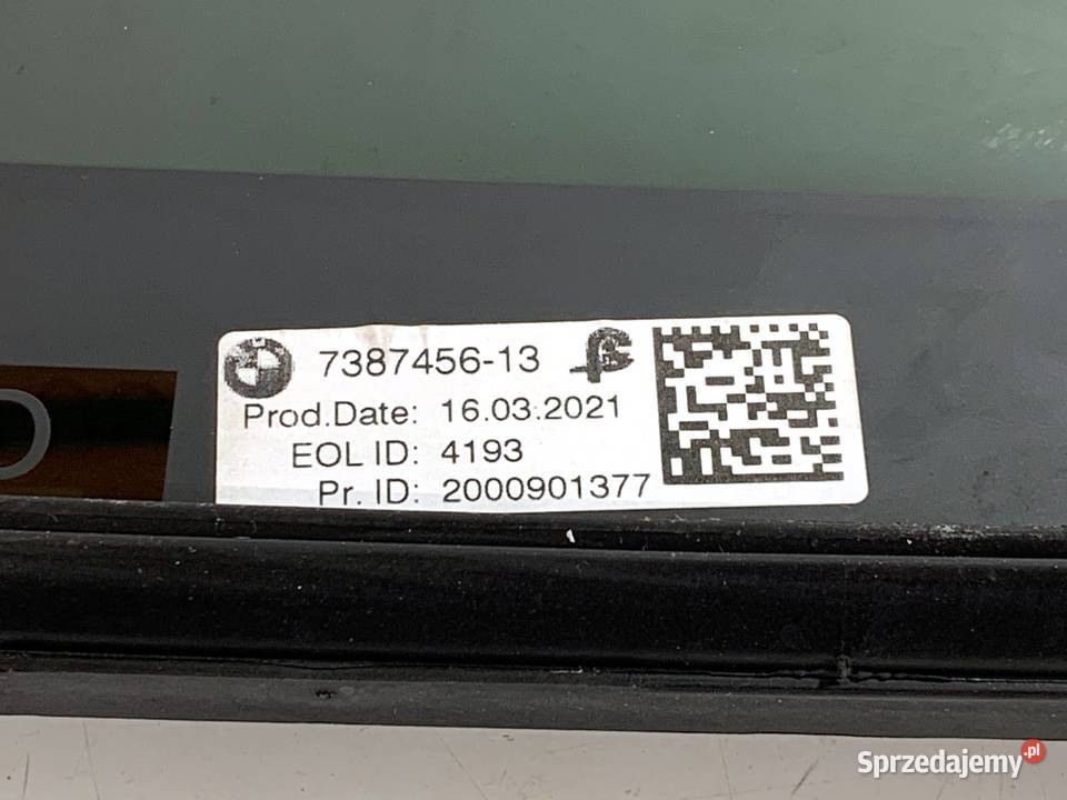 SZYBA PRAWY TYŁ TRÓJKĄTNA BMW G30 SedanLimuzyna