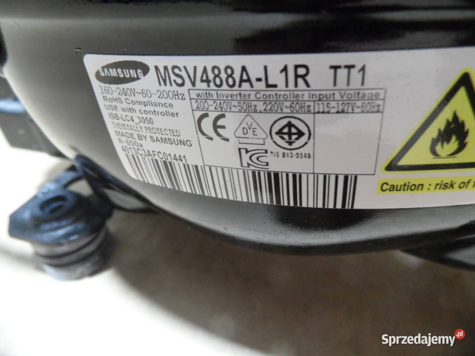 agregat sprezarka lodowki samsung