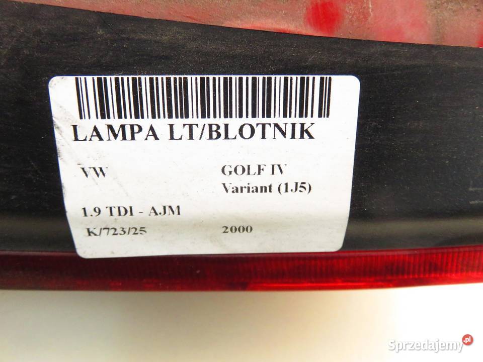 LAMPA LEWA TYLNA VW GOLF IV Variant Lampy tylne