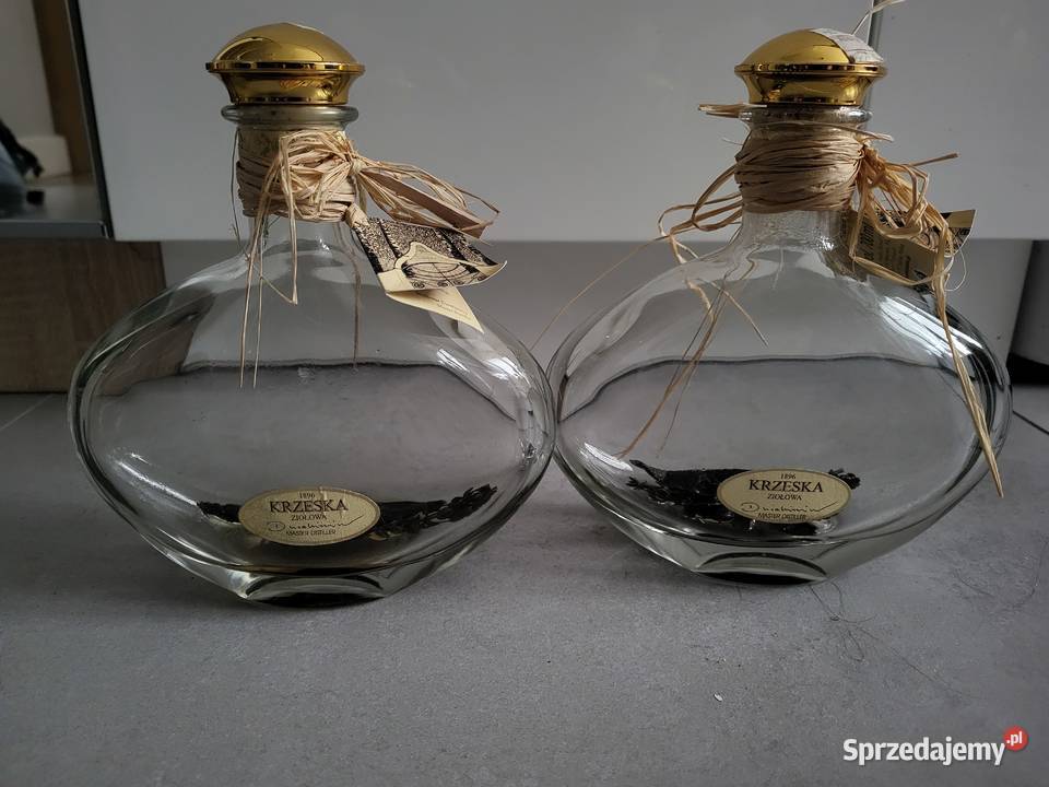 2xKrzeska z ziołami 07l PUSTA Kolekcjonerska Warszawa